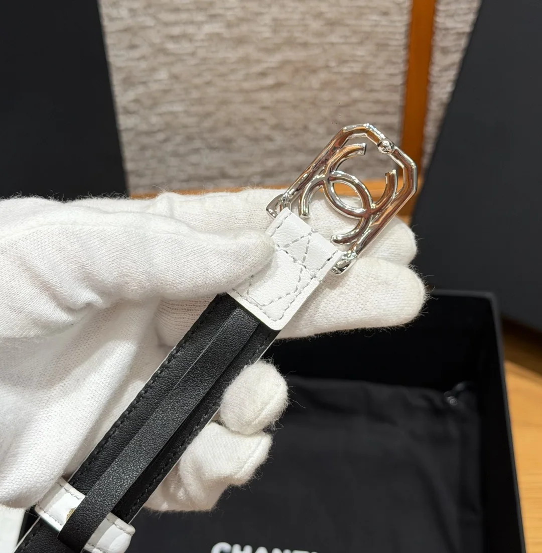 샤넬 퀼팅 램스킨 20mm 벨트 상세 이미지 4