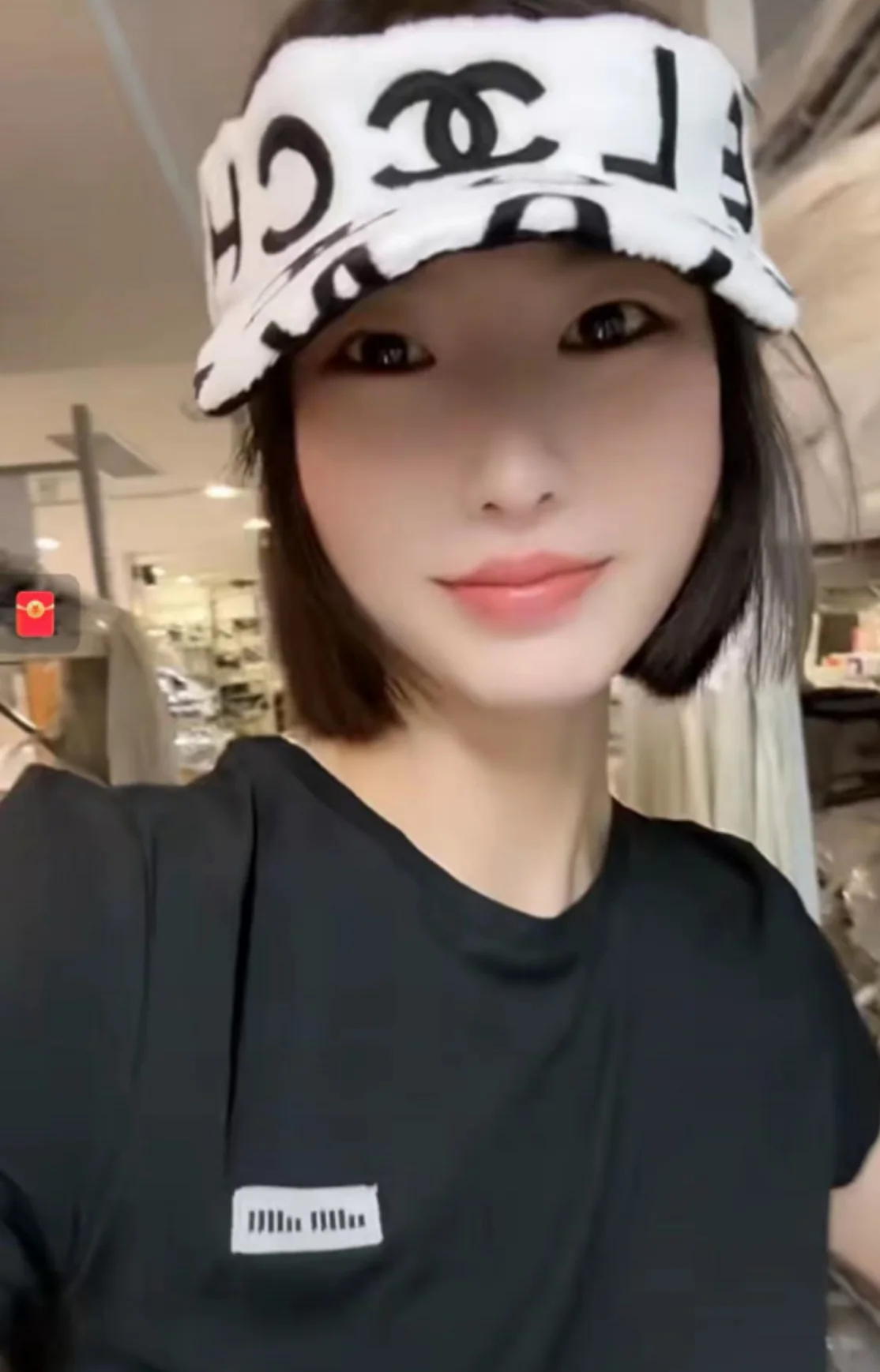 샤넬 탑 미니 샹들리에 메시 모자 상세 이미지 6