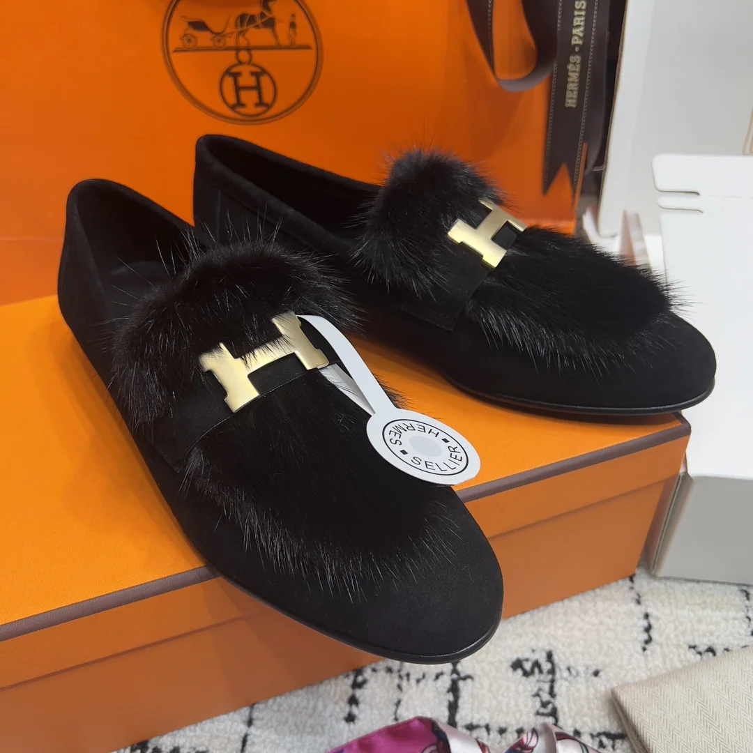 에르메스 밍크퍼 로퍼 상세 이미지 7