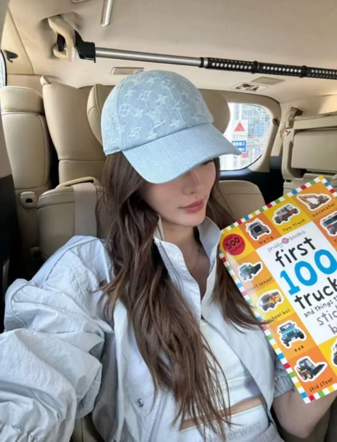 루이비통 워시드 데님 베이스볼 캡 상세 이미지 1