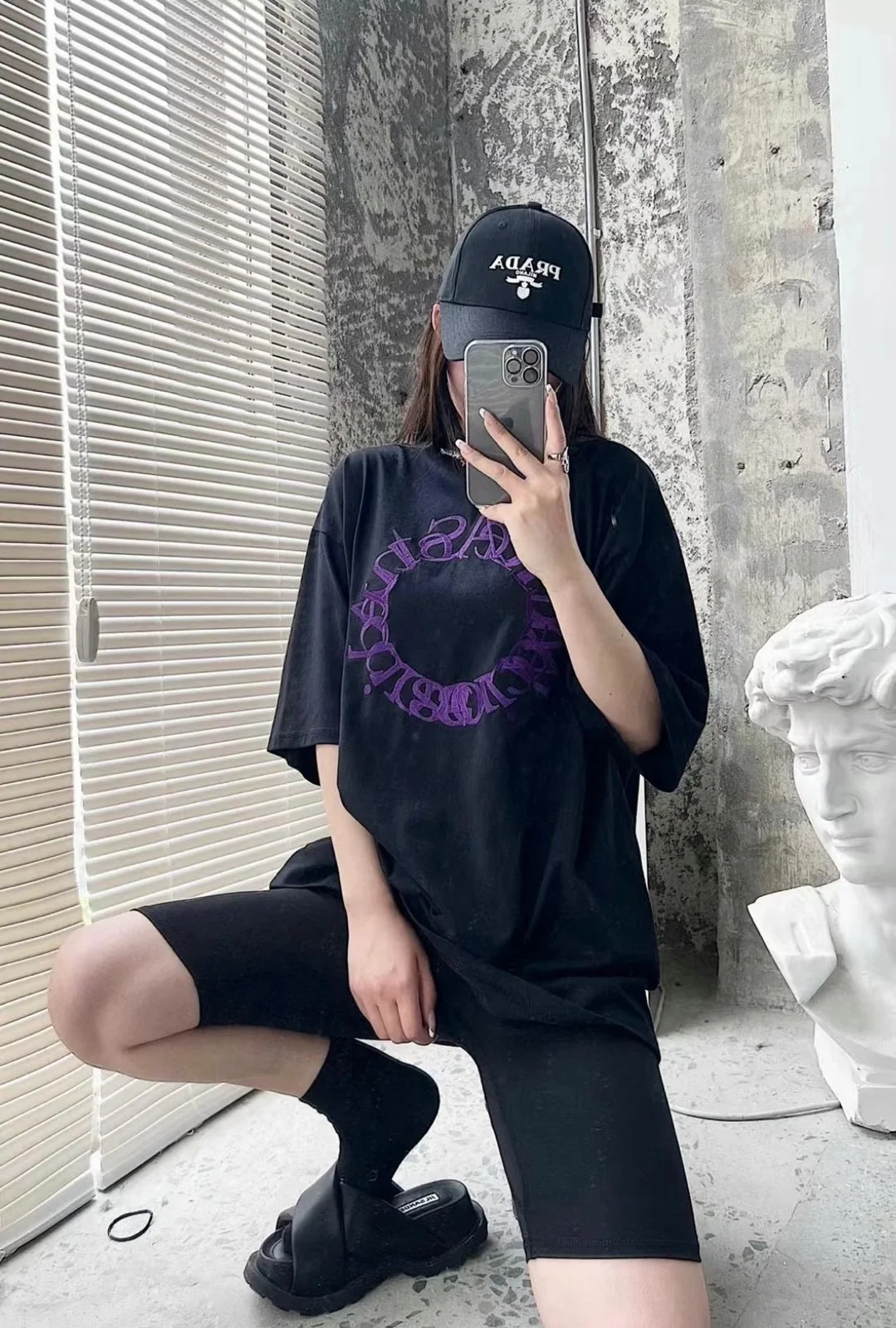 프라다 나일론 야구모자 상세 이미지 7