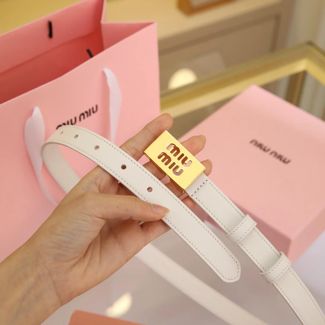 미우미우 벨트 57784 Miu Miu Belt 상세 이미지 6