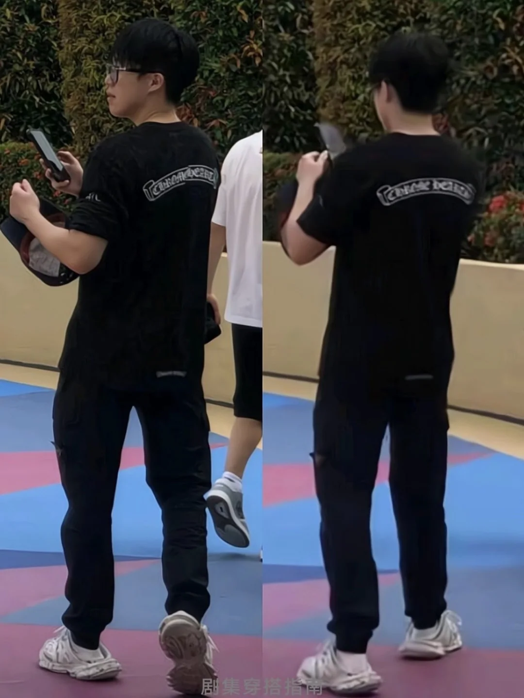 크롬하츠 클래식 스크롤 반팔 티셔츠 상세 이미지 13