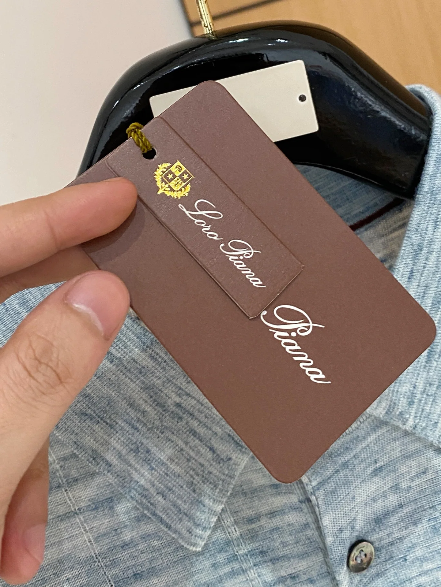 로로피아나 남성 린넨 반팔 티셔츠 상세 이미지 5