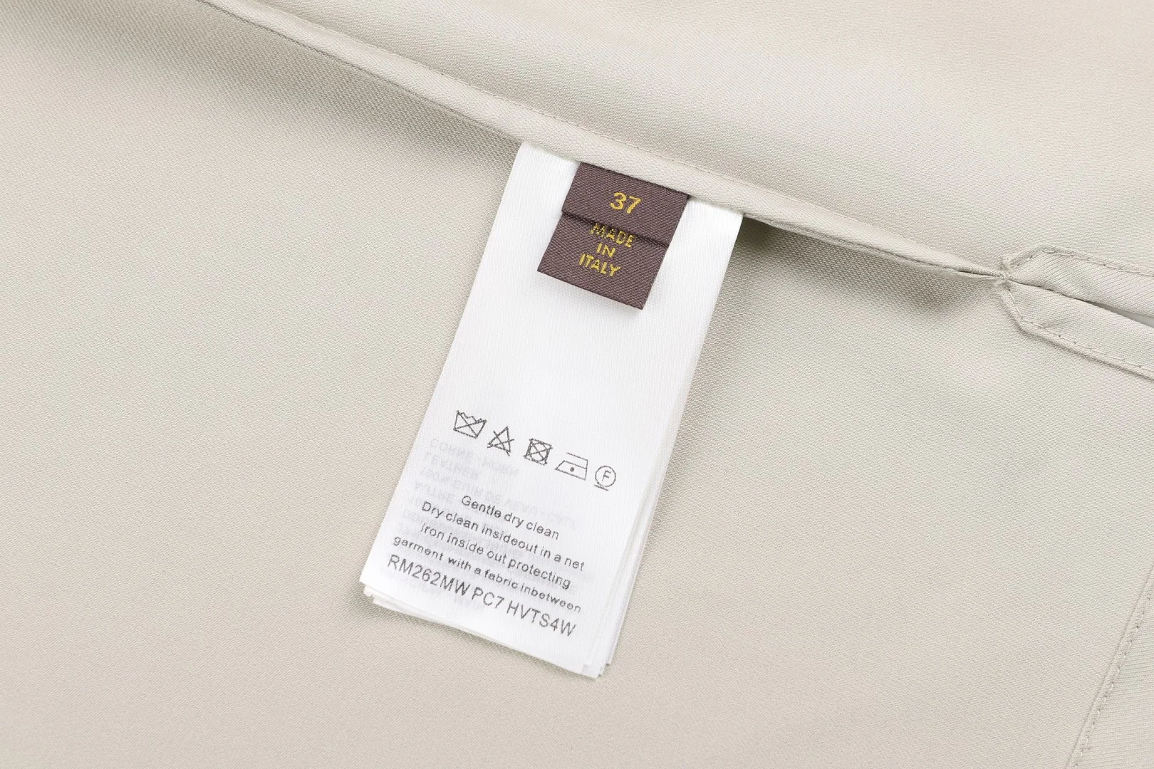 루이비통 코튼 실크 오픈 카라 반팔 셔츠 상세 이미지 9