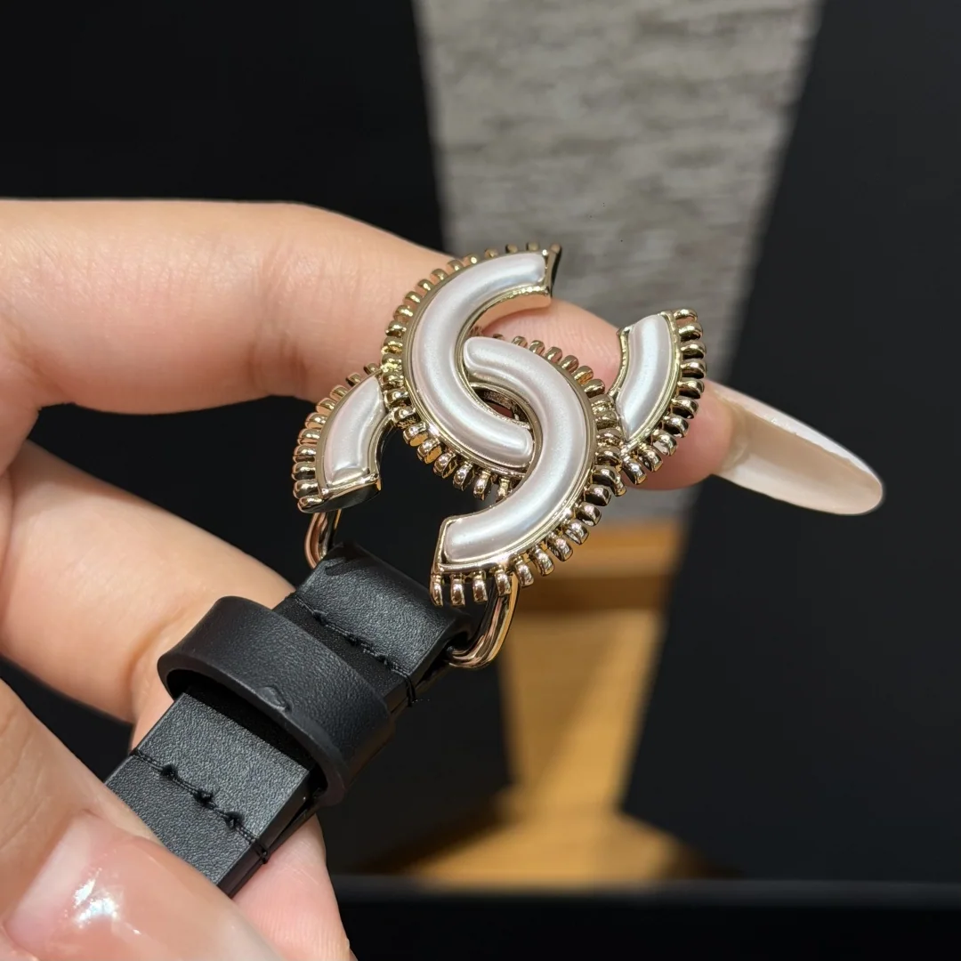 샤넬 CC 버클 가죽 벨트 15mm 상세 이미지 4