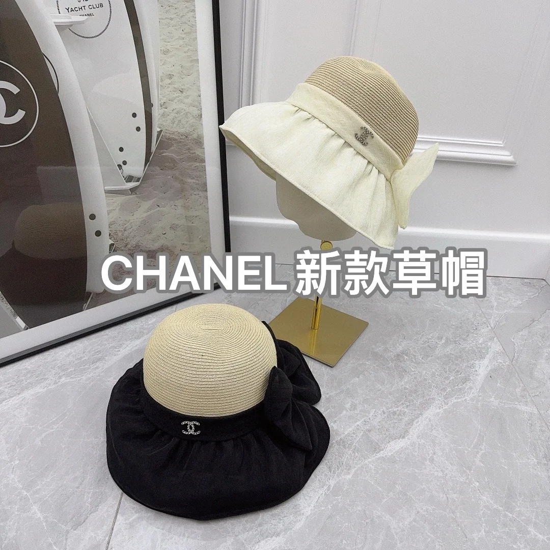 샤넬 패치워크 밀짚모자 상세 이미지 10