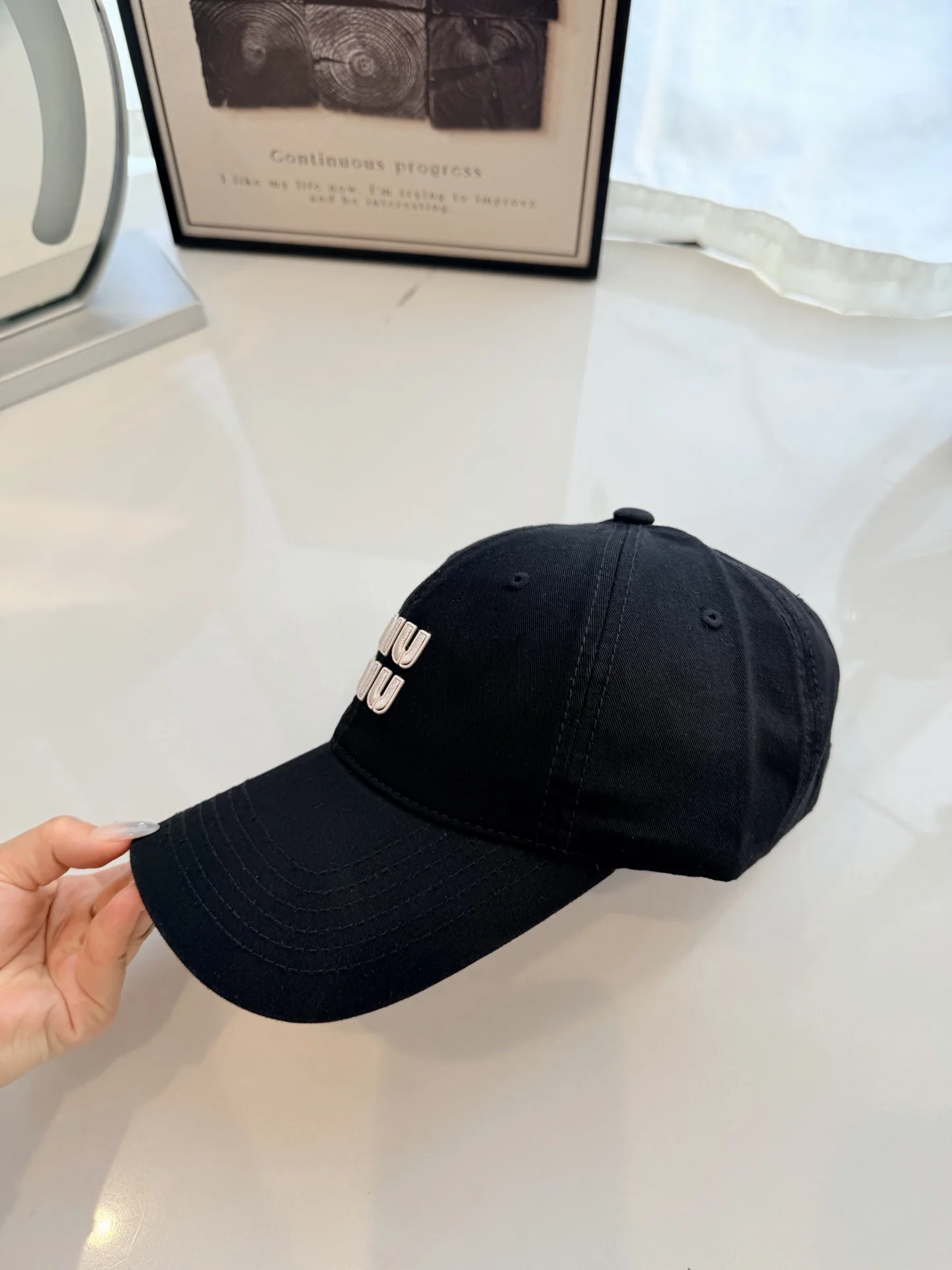 미우미우 모자 80791 Miu Miu Cap 상세 이미지 4