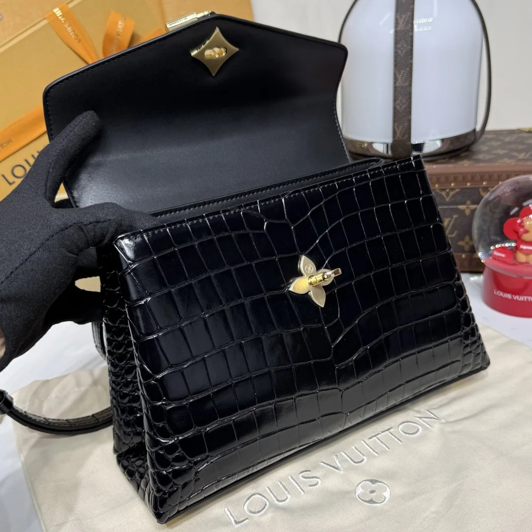 루이비통 버드케이지 크로코다일 엠보 BB 핸드백 N84714 상세 이미지 9