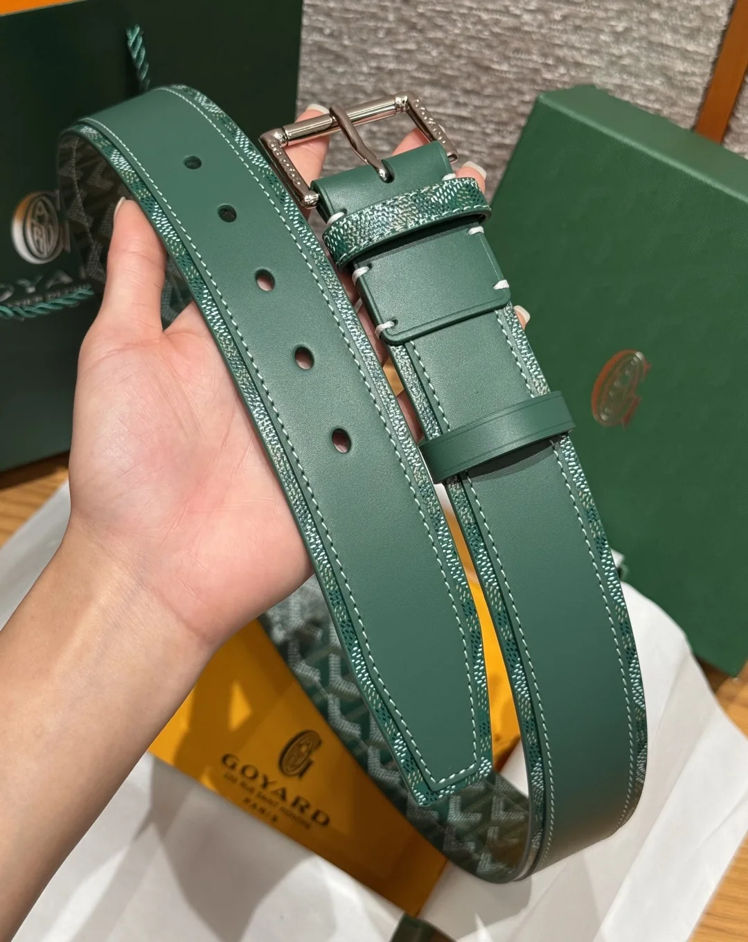 고야드 플로리다 롤러 버클 벨트 상세 이미지 5