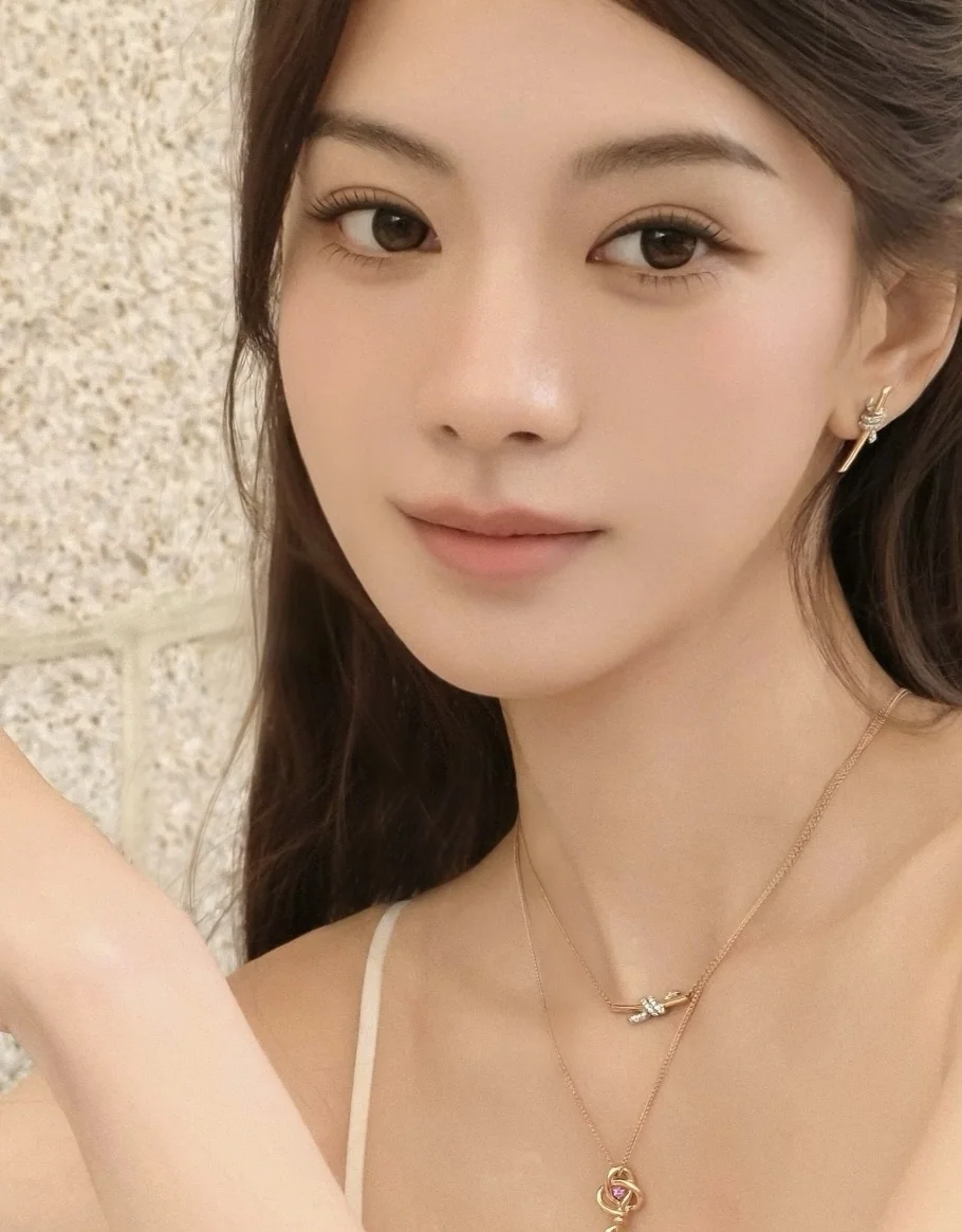 티파니 로즈골드 실버 컬러 블록 노트 귀걸이 상세 이미지 9