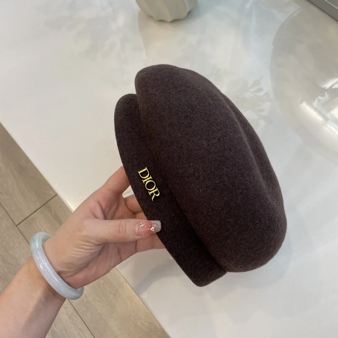 디올 울 베레모 모자 상세 이미지 4