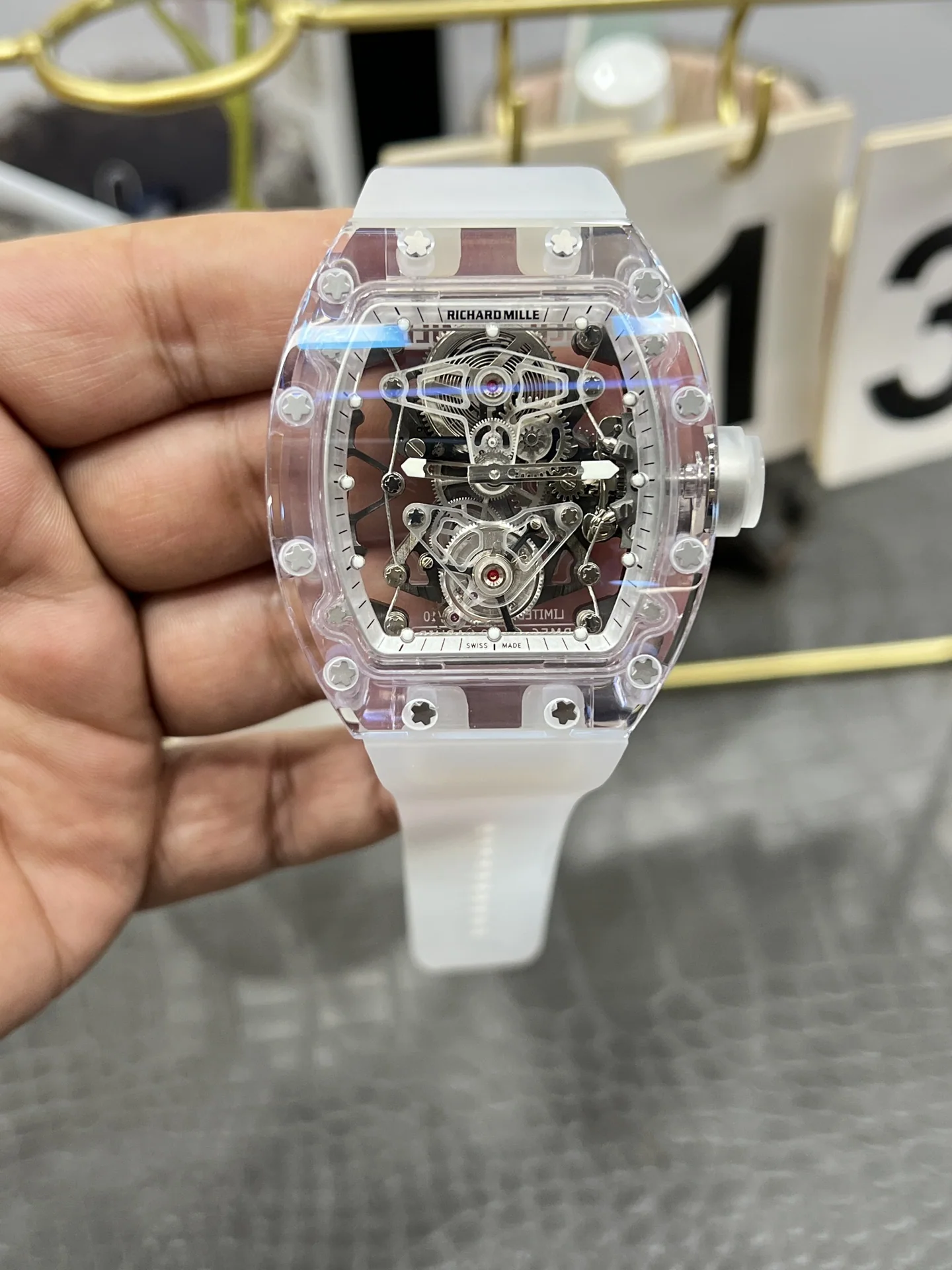 리차드밀 RM 56-02 리미티드 에디션 투르비용 남성 시계 레플리카 44849 Richard Mille 상세 이미지 1