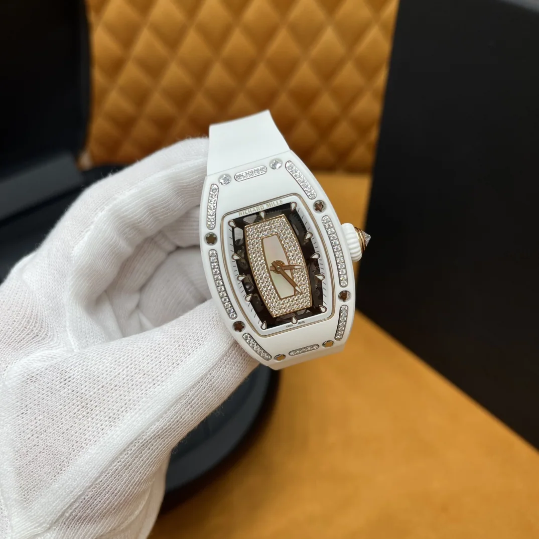 리차드밀 블랙 화이트 세라믹 남성 시계 레플리카 44915 Richard Mille