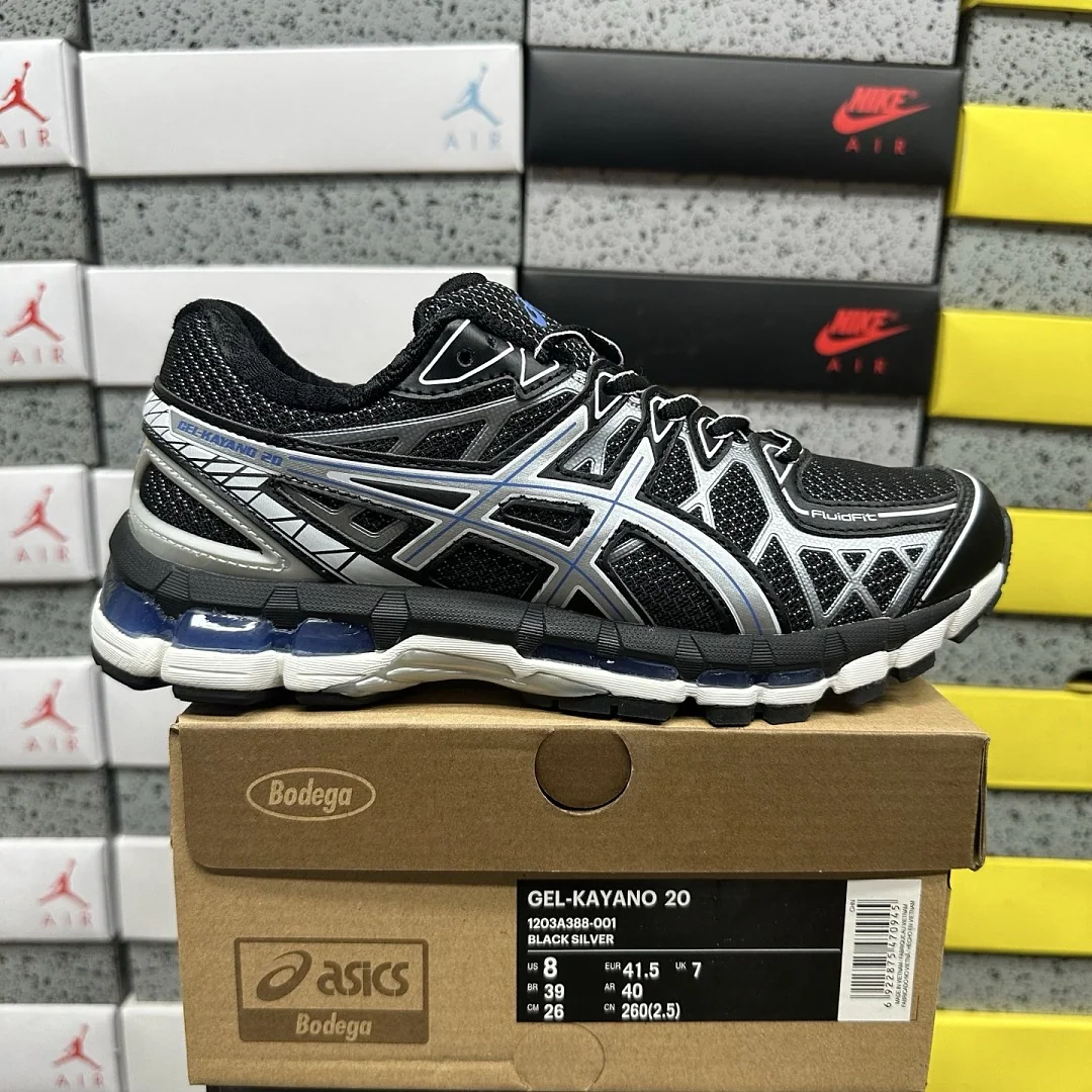 아식스 [KO] 젤 카야노 20 1203A388-001 200441 Asics Gel-Kayano 20 Black Pure Silver