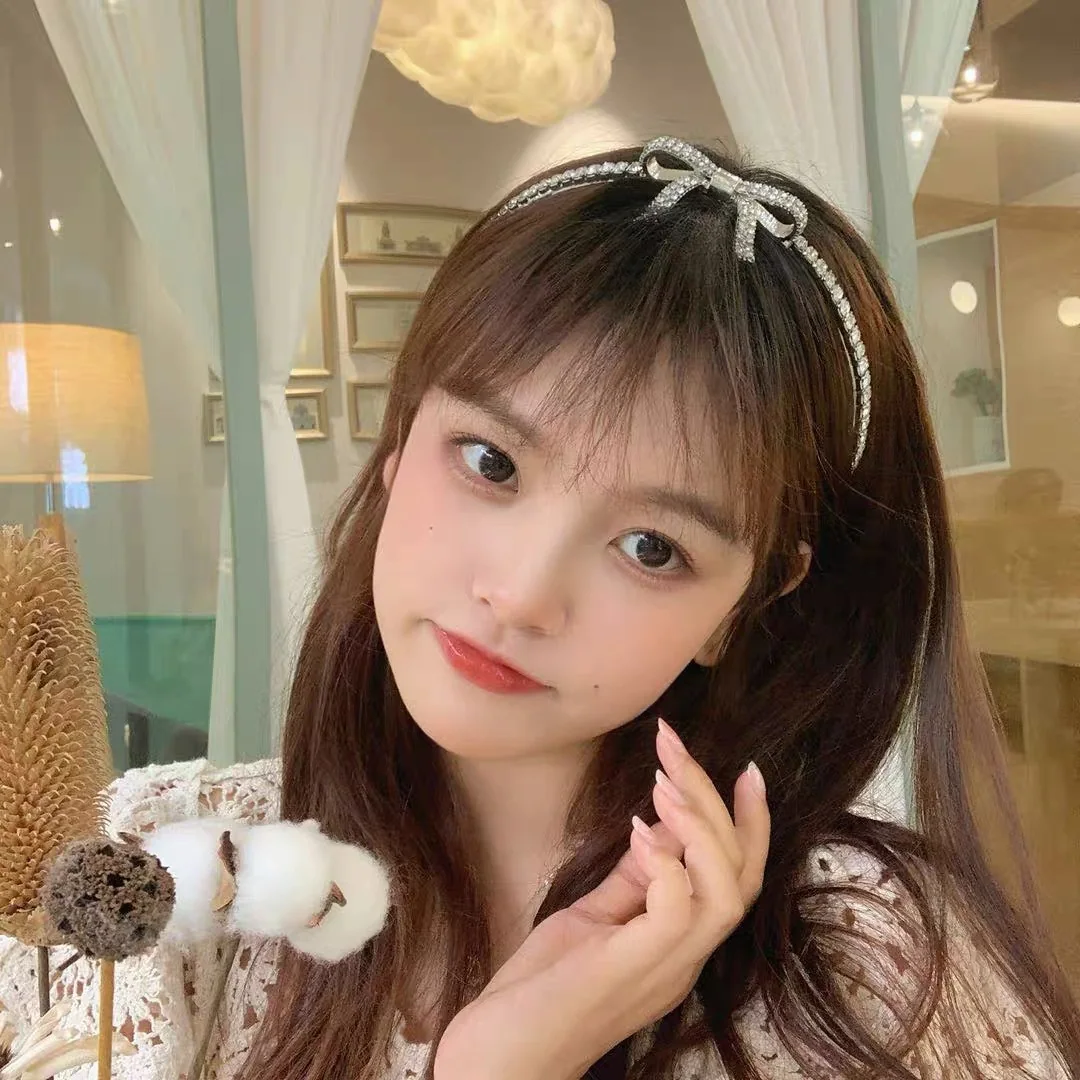 미우미우 리본 라인스톤 헤어밴드 상세 이미지 5