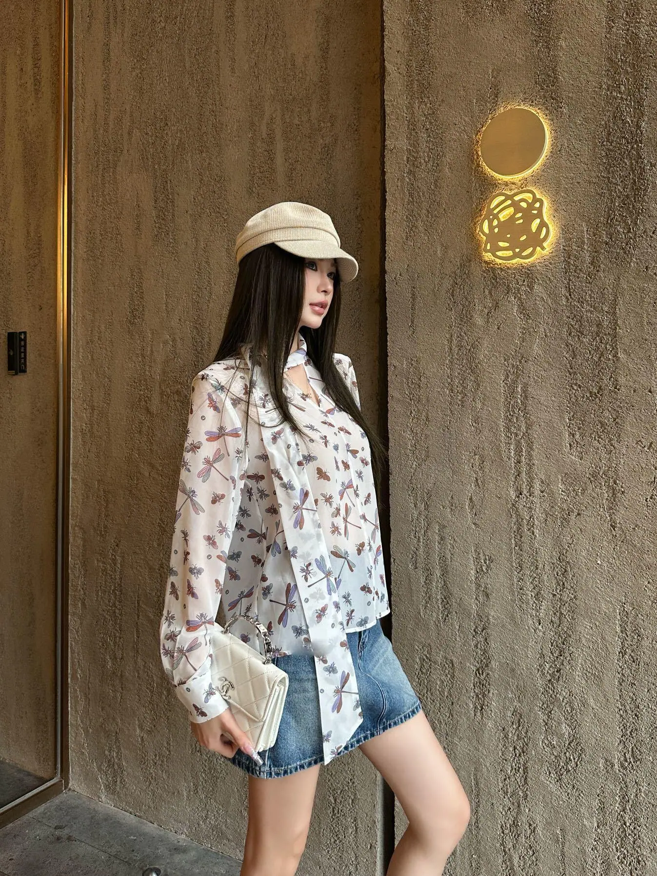 구찌 여성 빈티지 스타일 셔츠 상세 이미지 1