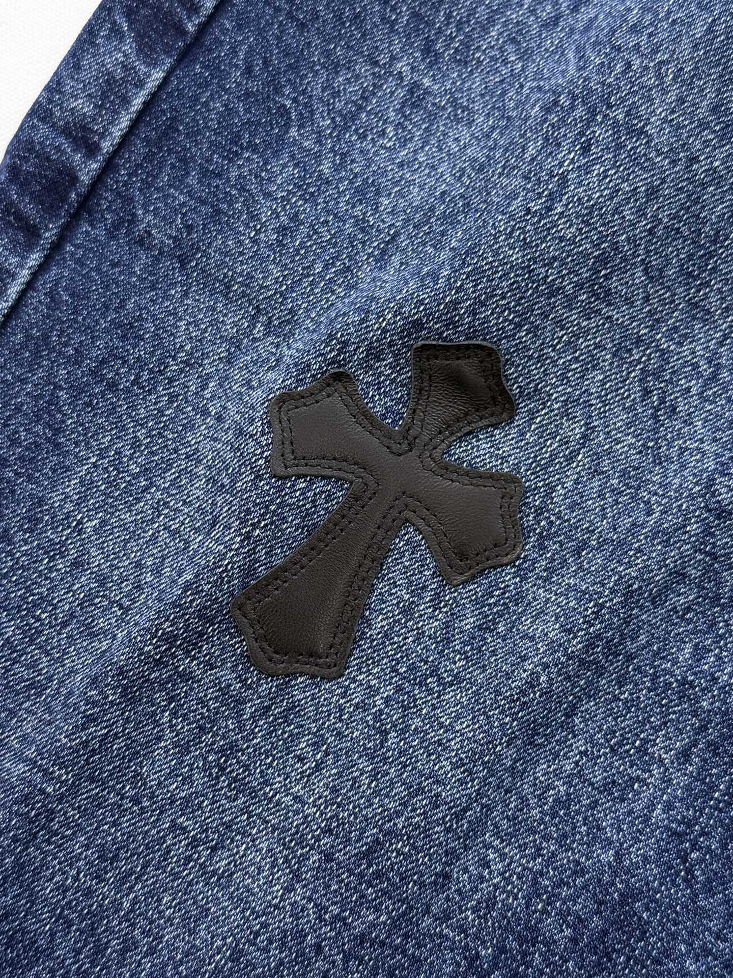크롬하츠 크로스 데님 반바지 상세 이미지 7