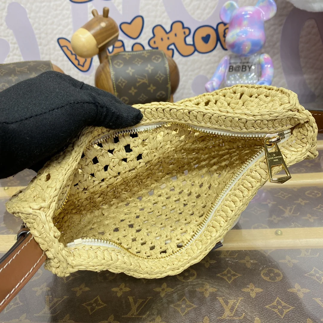 루이비통 라피아 크로와상 미디움 핸드백 M24811 상세 이미지 9