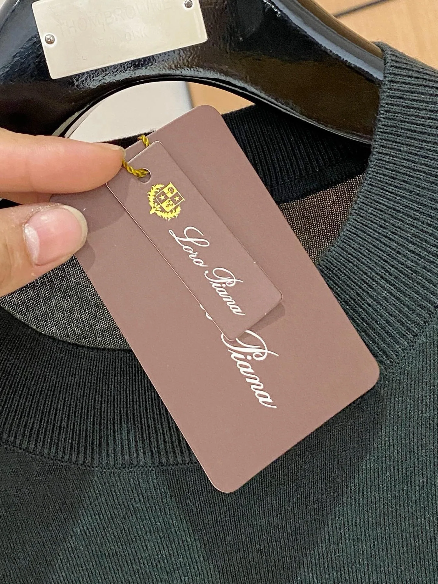 로로피아나 캐시미어 남성 니트 상세 이미지 6