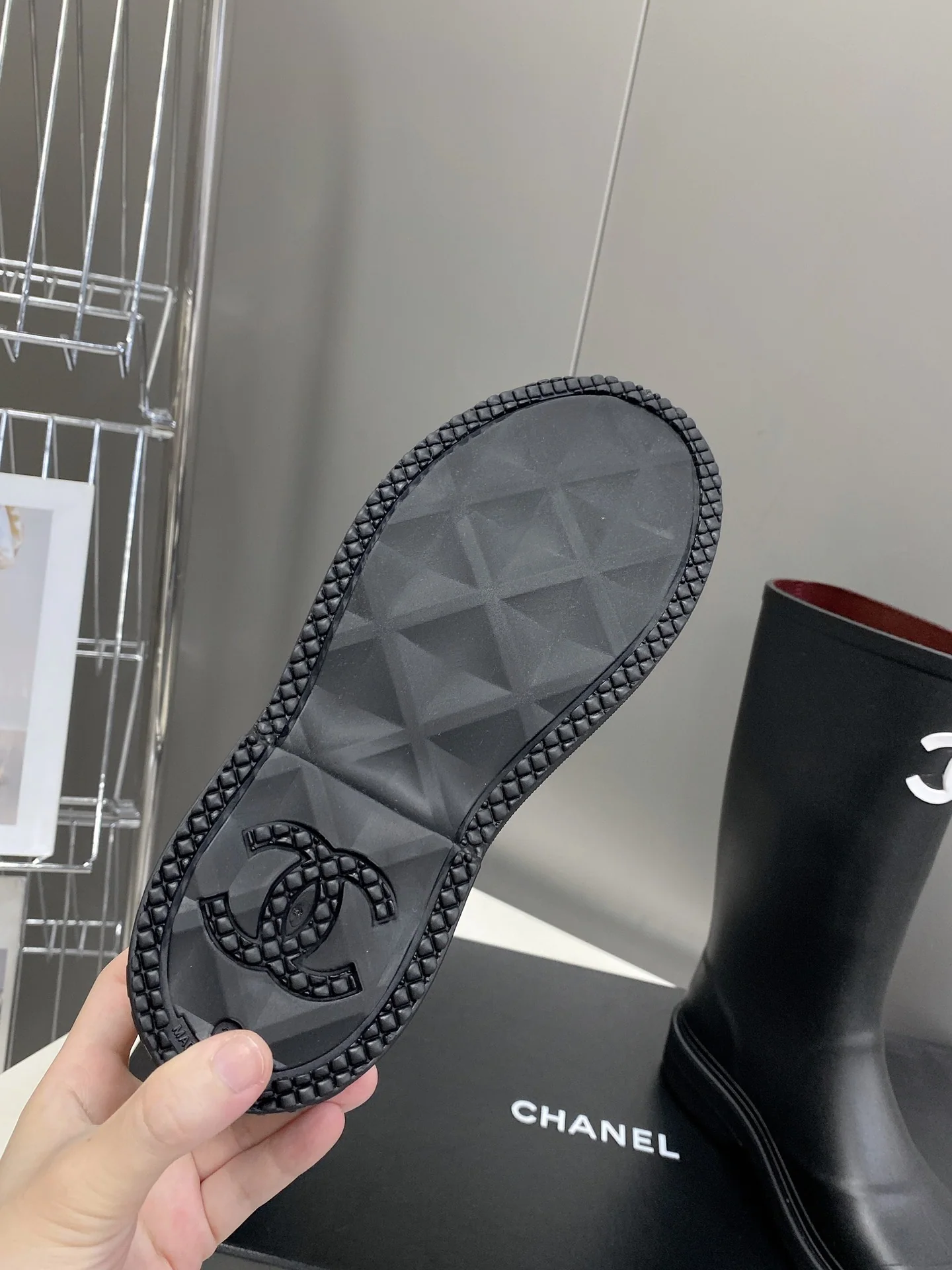 샤넬 빈티지 레인부츠 상세 이미지 9