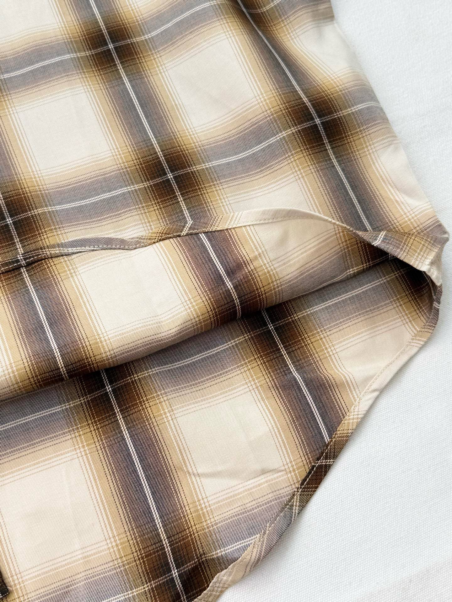 아미 체크 자수 긴팔 셔츠 상세 이미지 8