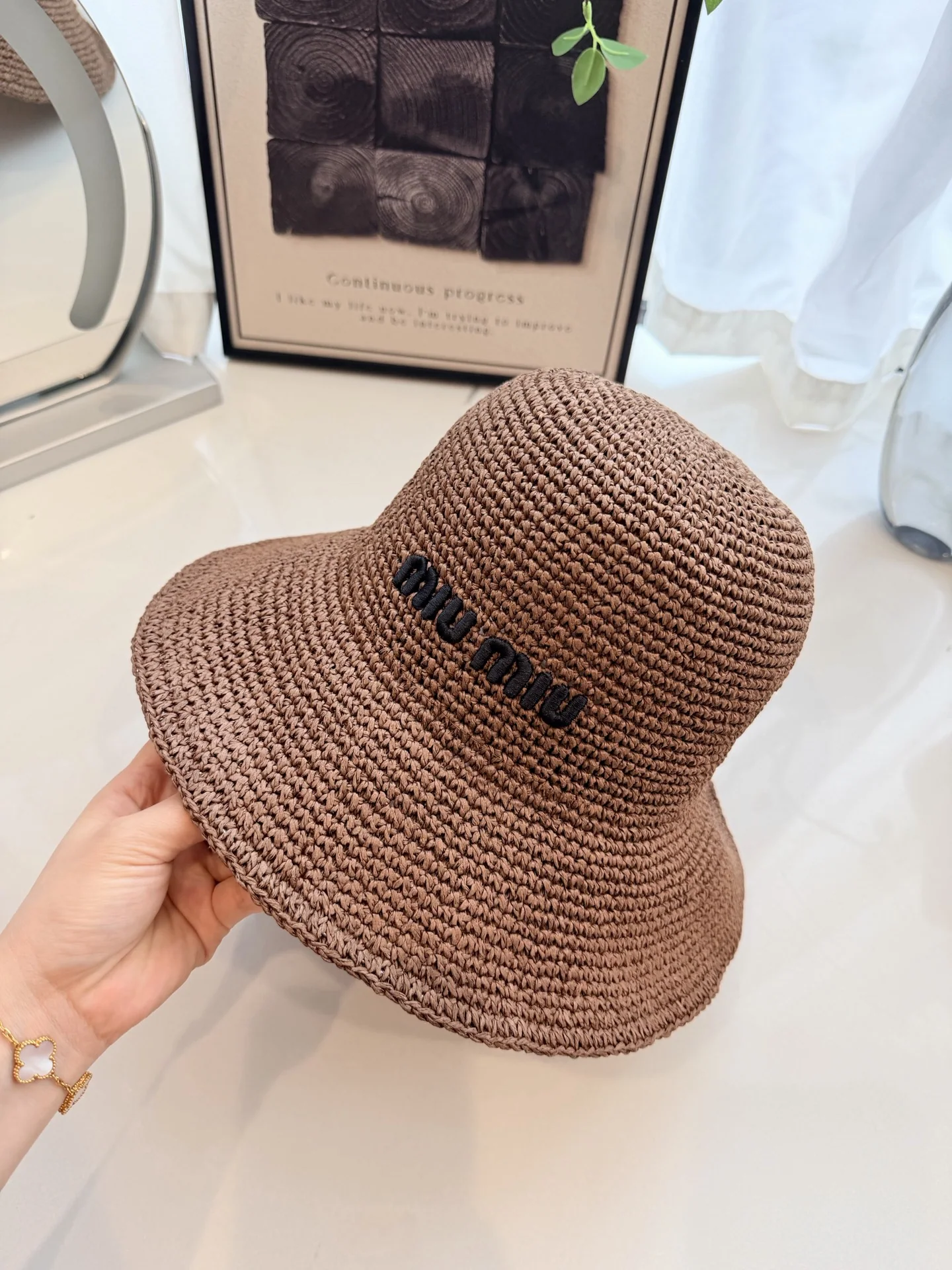 미우미우 모자 80777 Miu Miu Cap 상세 이미지 3