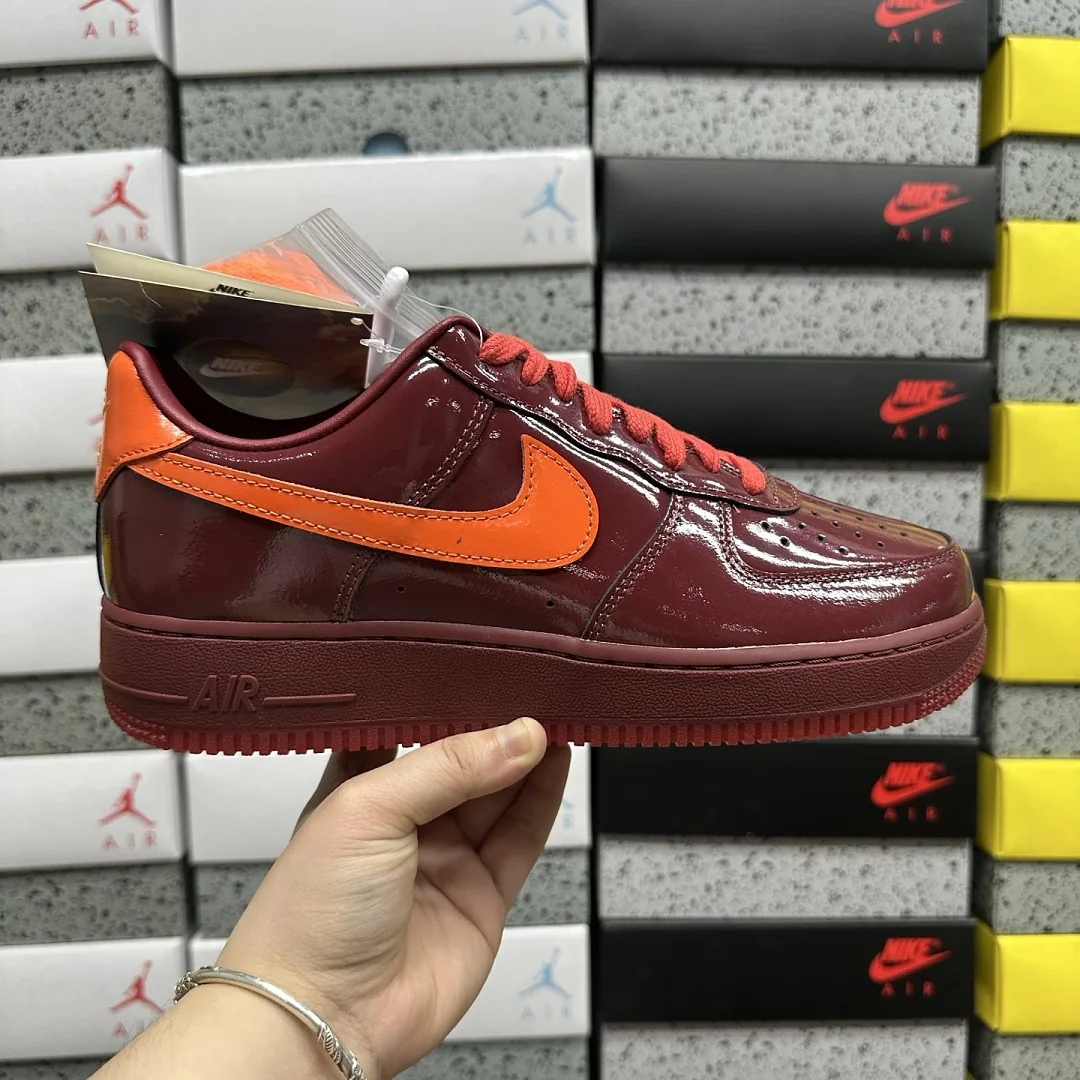 나이키 [YH] 에어 포스 1 로우 IO4489-601 201693 Nike Air Force 1 Low Patent Leather Dark 상세 이미지 3