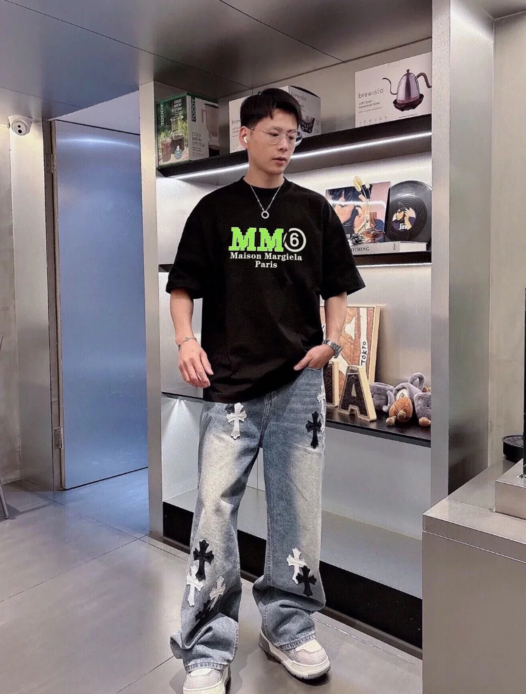 마르지엘라 크루넥 반팔 티셔츠 상세 이미지 3