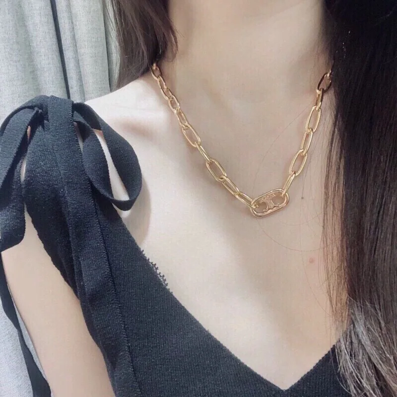 셀린느 골드 개선문 목걸이 상세 이미지 3