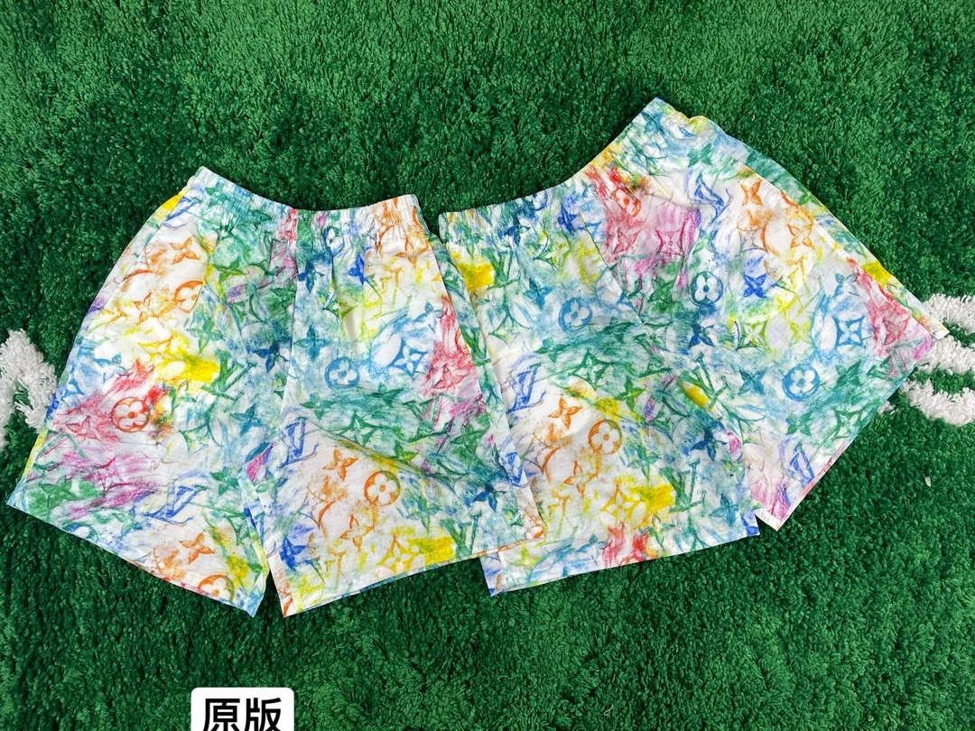 루이비통 모노그램 오버핏 남성 반바지 4485 상세 이미지 2