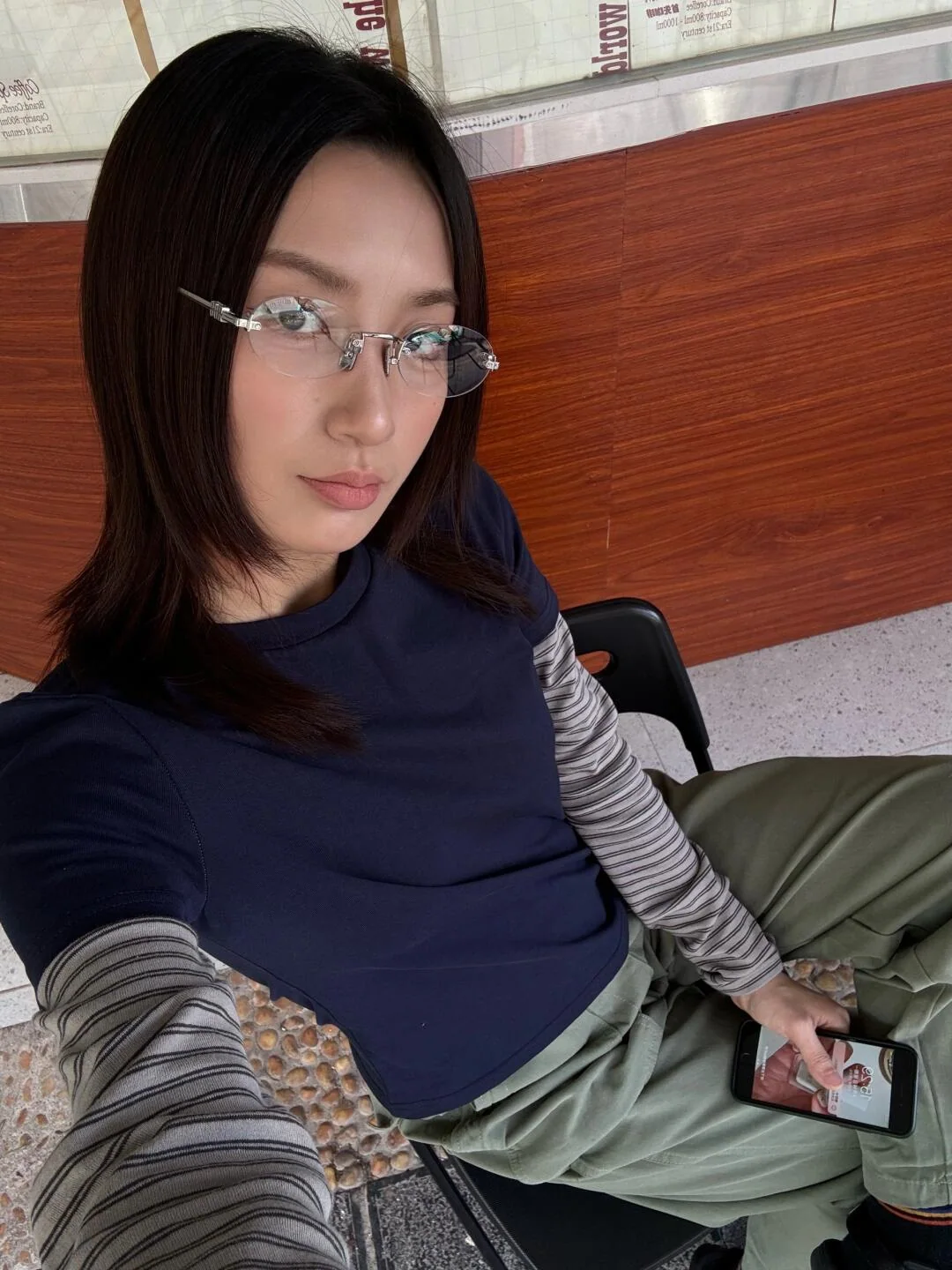 미우미우 프레임리스 선글라스 상세 이미지 5