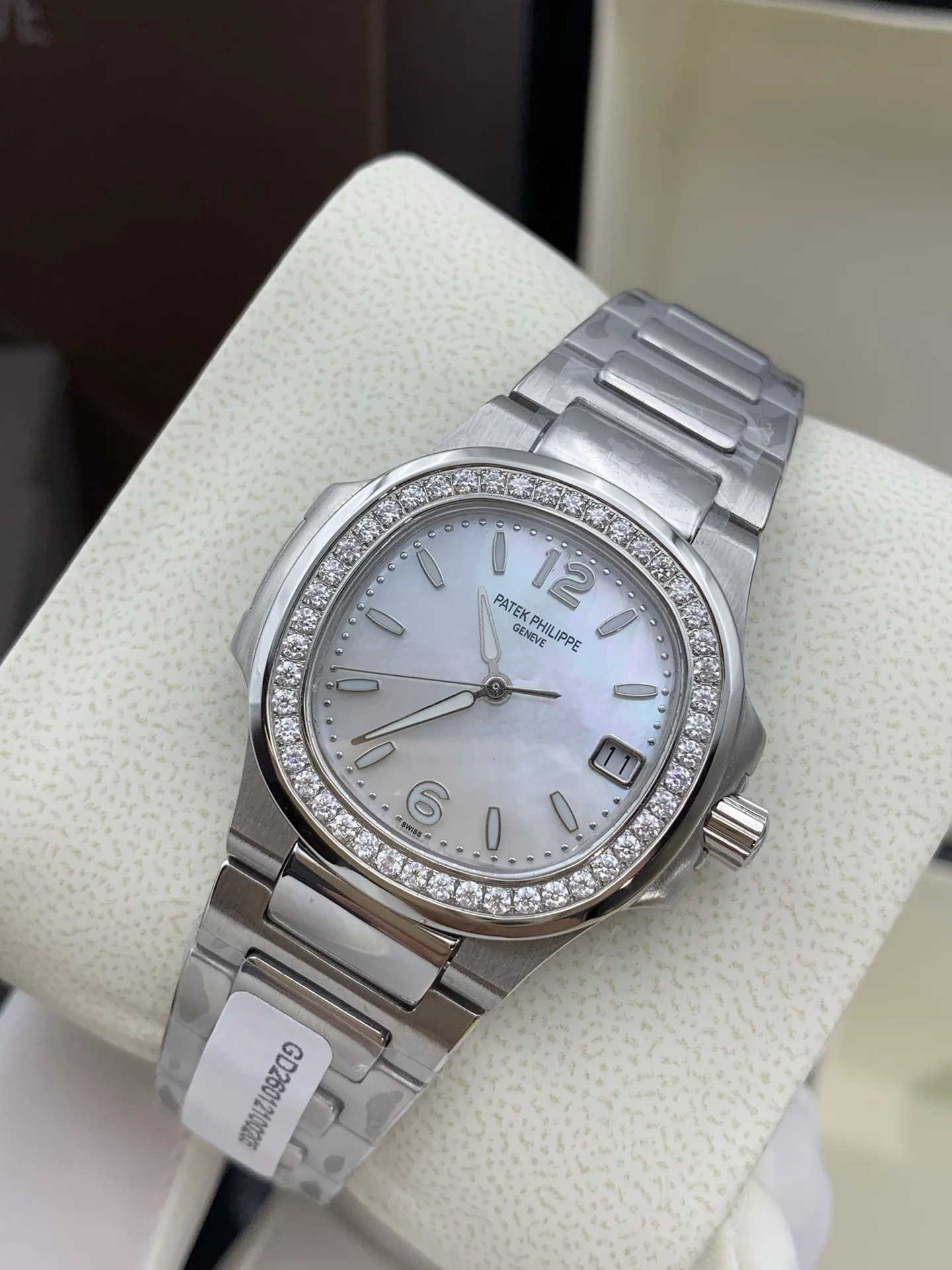 파텍필립 노틸러스 다이아 스틸 여성용 레플리카 44190 Patek Philippe 상세 이미지 4