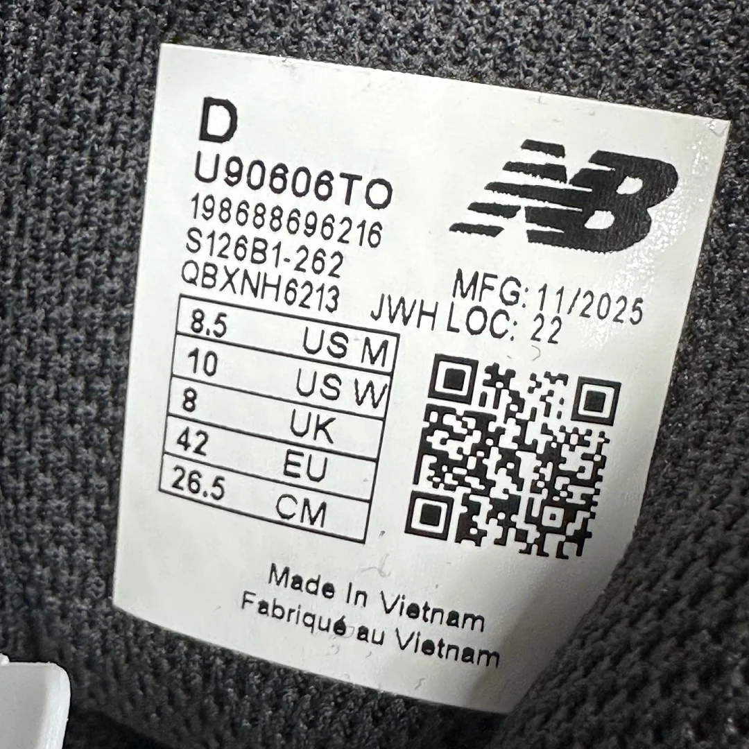 뉴발란스 [C] 9060 U90606TO 202245 New Balance 9060 Black Grey 상세 이미지 7