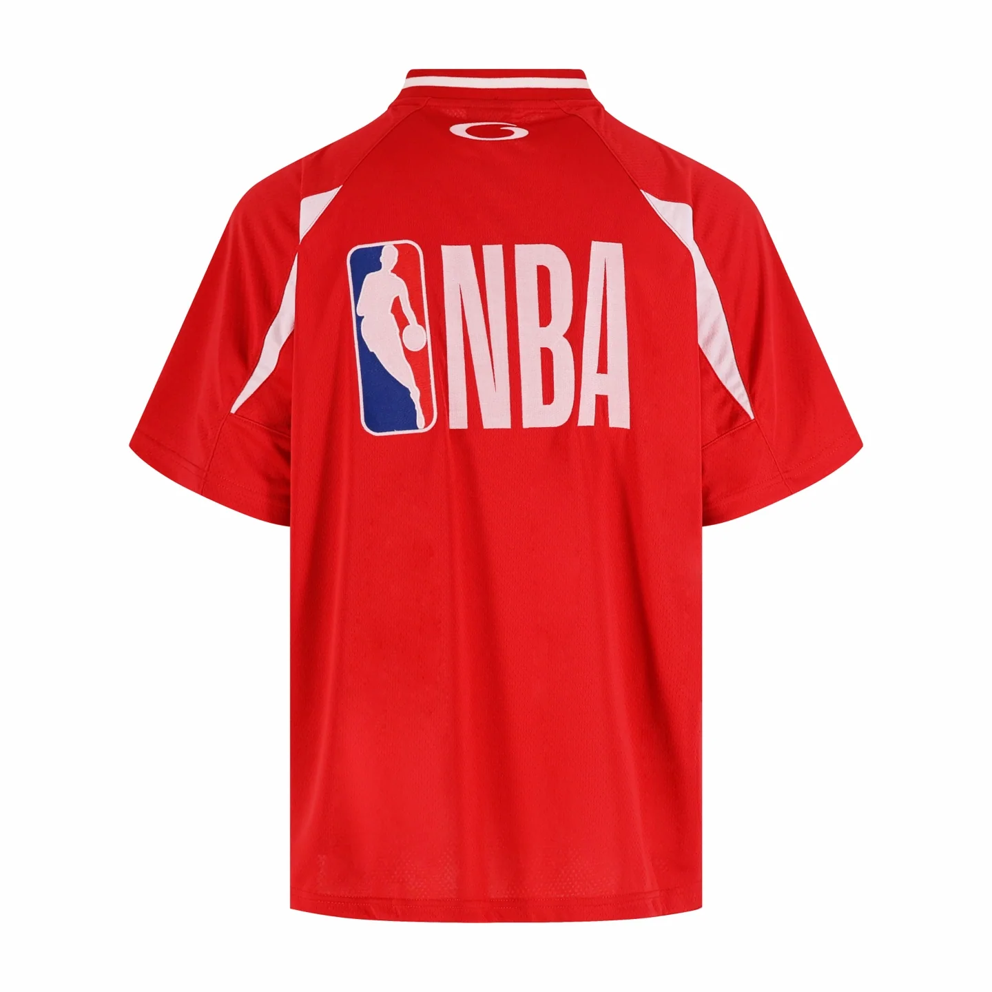 발렌시아가 NBA 자수 오버사이즈 반팔 티셔츠 남여공용 상세 이미지 2