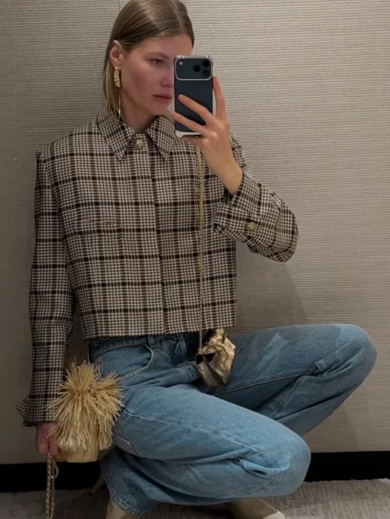 샤넬 하운드투스 크롭 자켓 상세 이미지 1