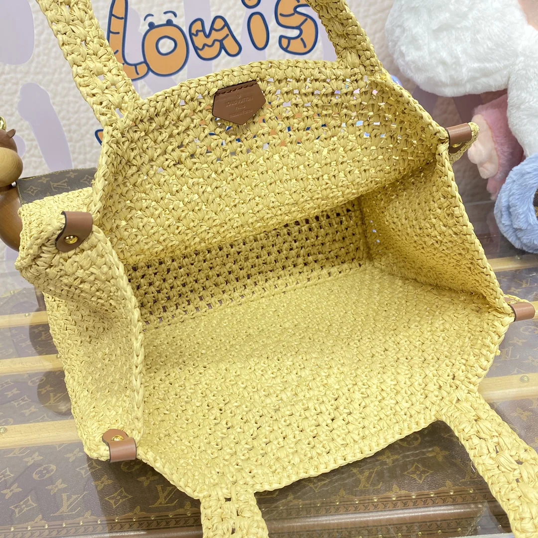 루이비통 버드케이지 라피아 토트백 M24723 상세 이미지 9