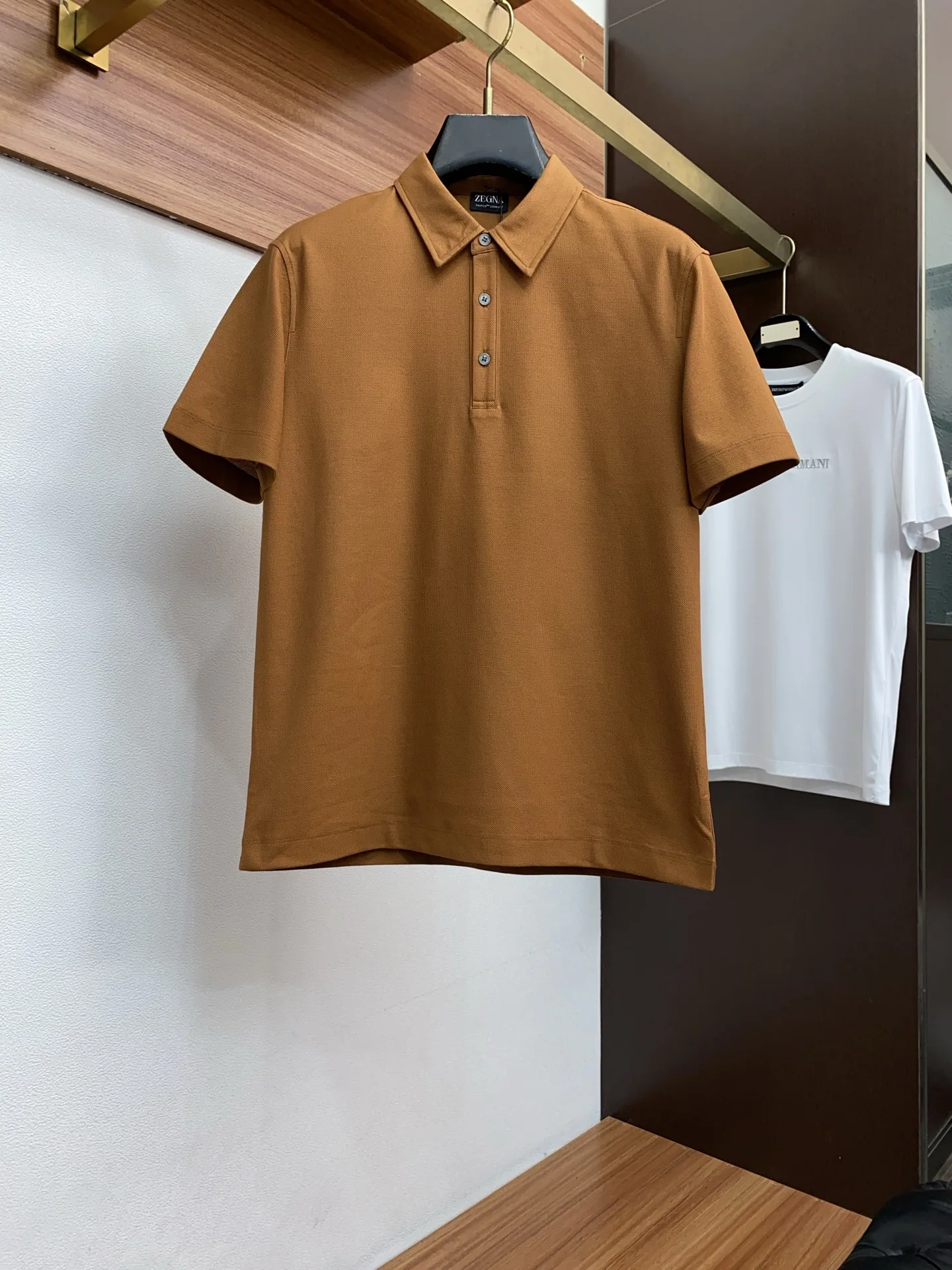 제냐 남성 클래식 반팔 폴로셔츠 M~3XL 상세 이미지 1