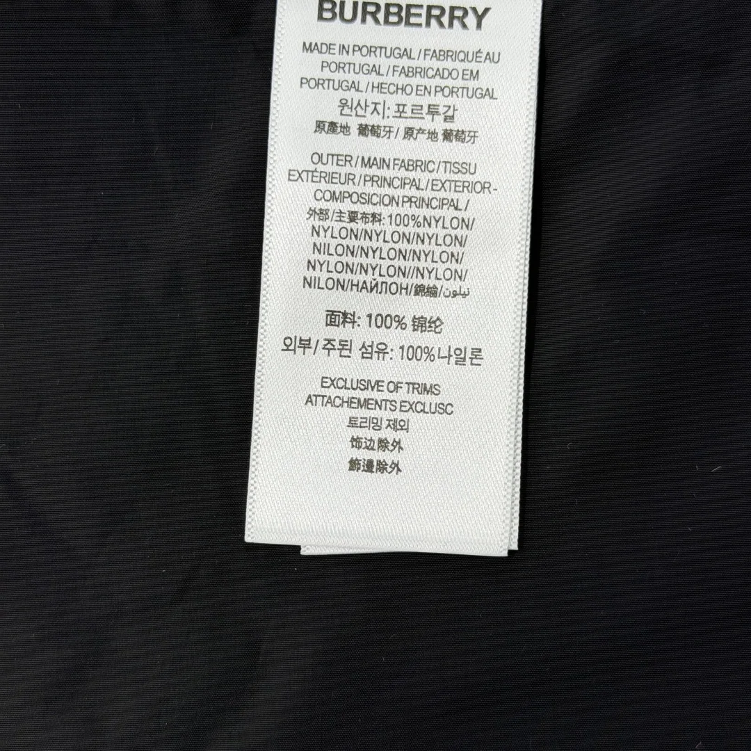 버버리 후드 긴팔 나일론 자켓 상세 이미지 9