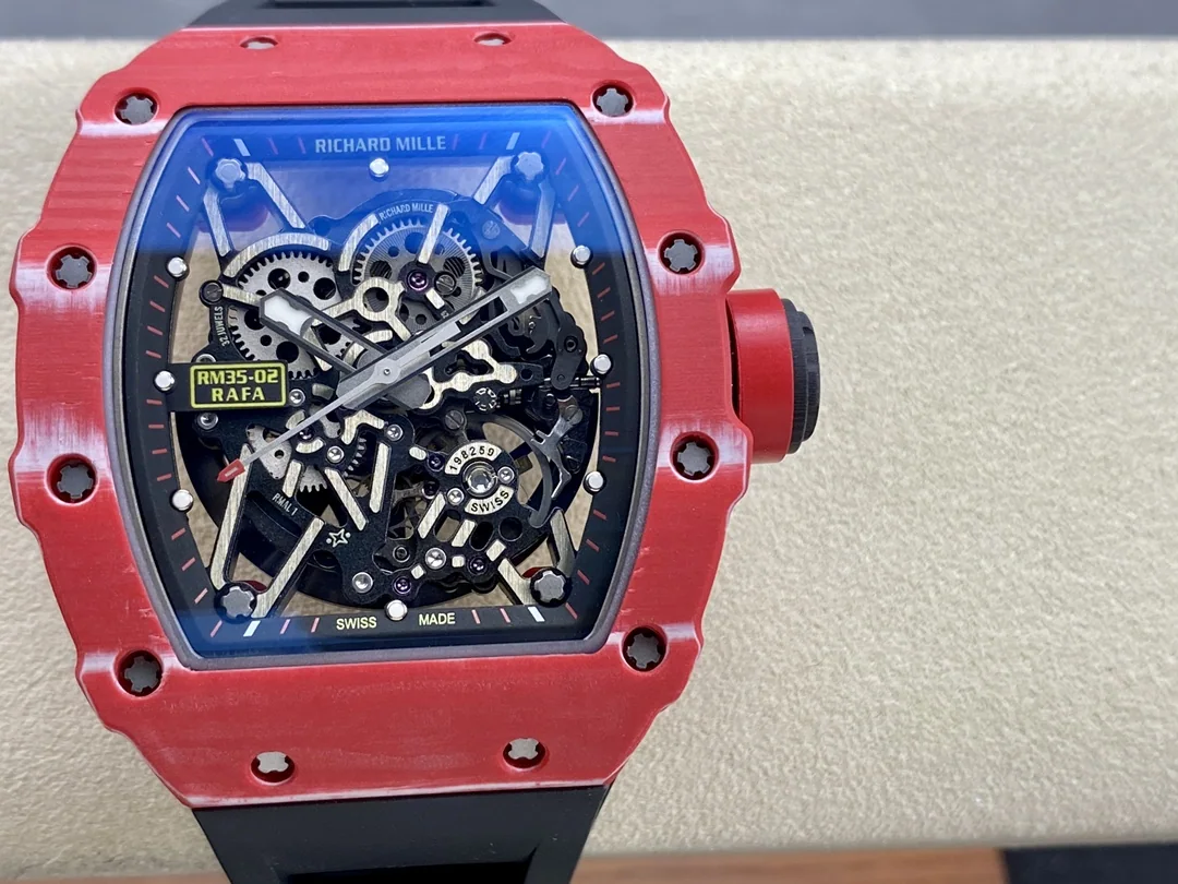 리차드밀 RM 35-02 블랙 화이트 NTPT 카본 TPT 카본 티타늄 남성 시계 레플리카 44835 Richard Mille 상세 이미지 1