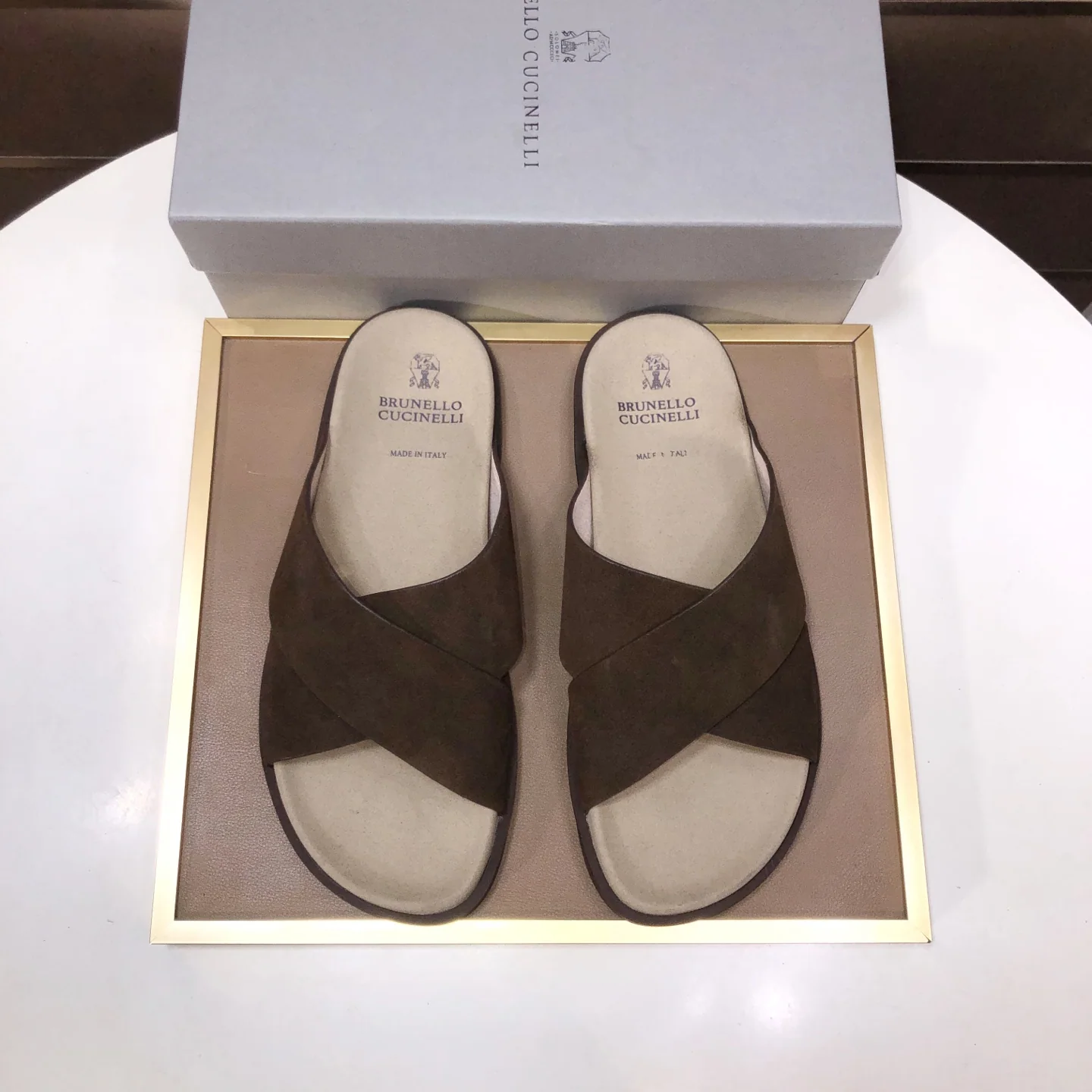 브루넬로쿠치넬리 경량 여름 슬리퍼 상세 이미지 1