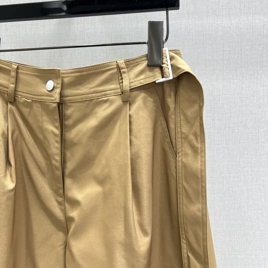 루이비통 컬러 블록 더블 포켓 스트레이트 레그 여성 바지 상세 이미지 4