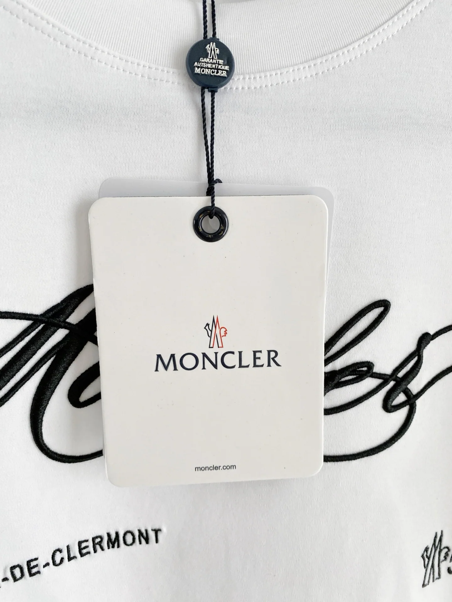 몽클레어 여성 크루넥 반팔 티셔츠 상세 이미지 6
