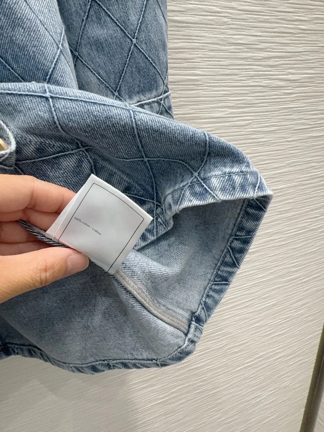 샤넬 데님 워시드 원피스 상세 이미지 7