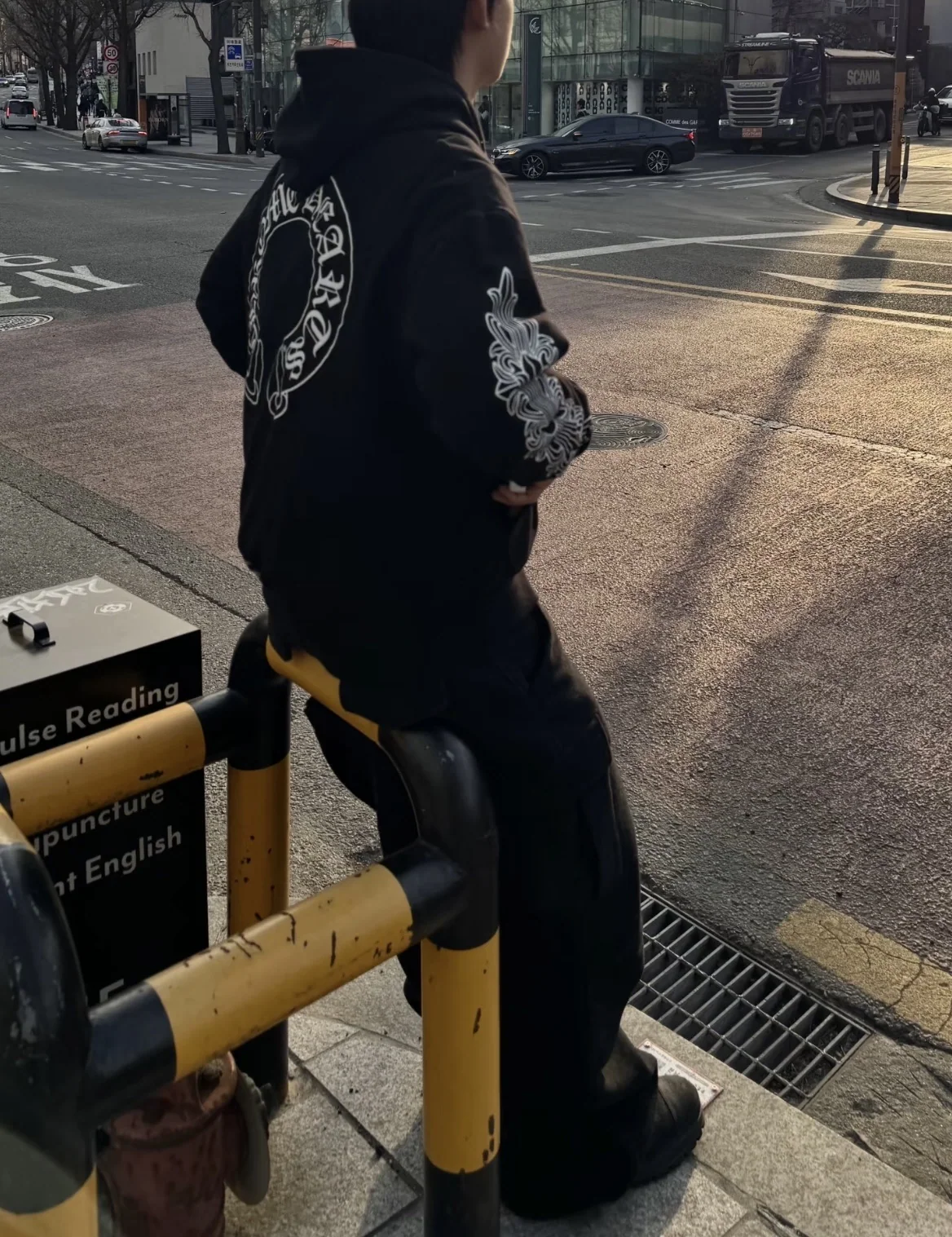크롬하츠 블랙암 호스슈 클래식 집업 후드 재킷 상세 이미지 2