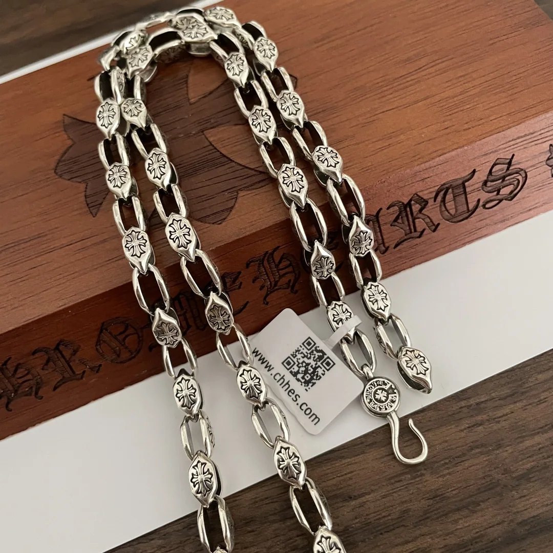 크롬하츠 클래식 레트로 크로스 펜던트 목걸이 상세 이미지 9