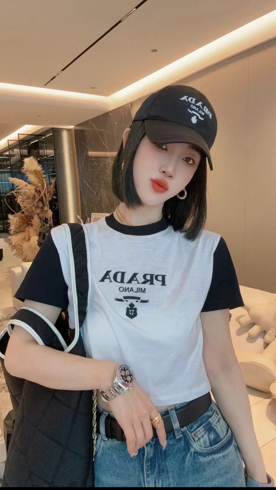 프라다 나일론 야구모자 상세 이미지 9
