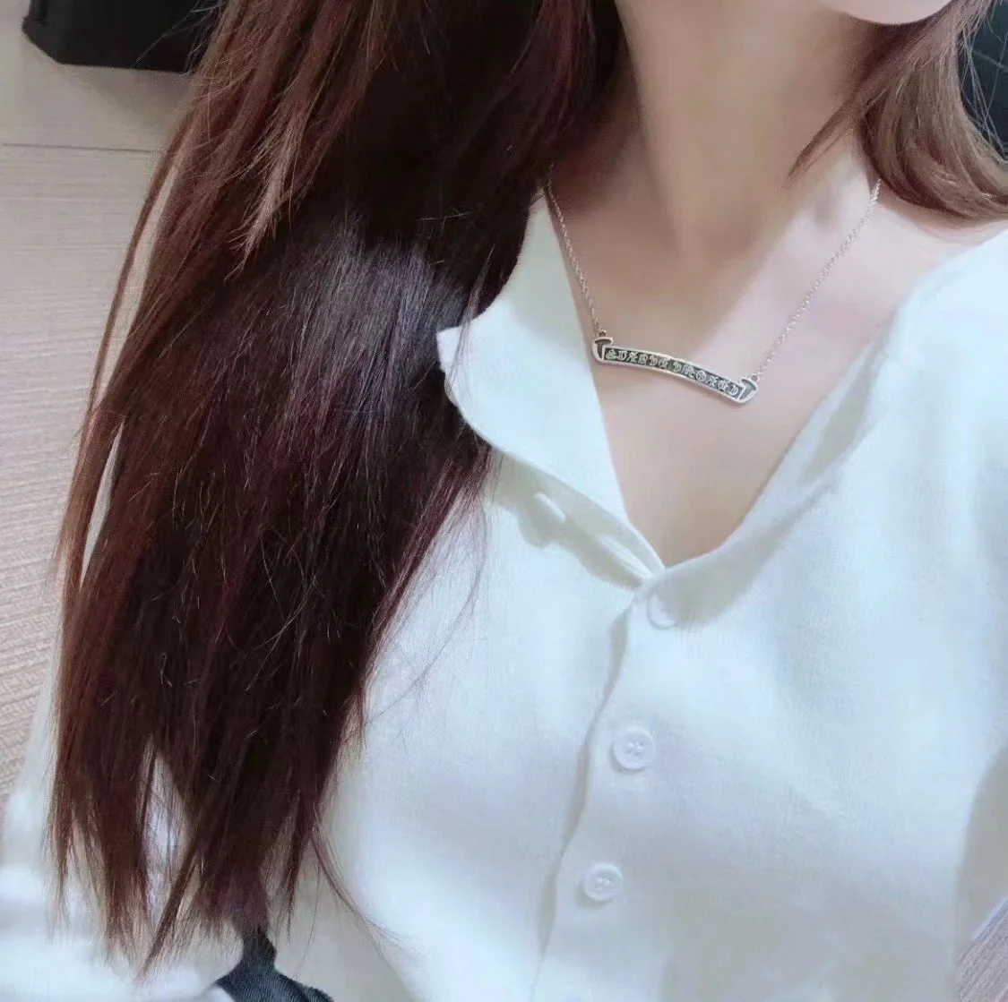 크롬하츠 22K 골드 펜던트 스크롤 목걸이 CX103 상세 이미지 9