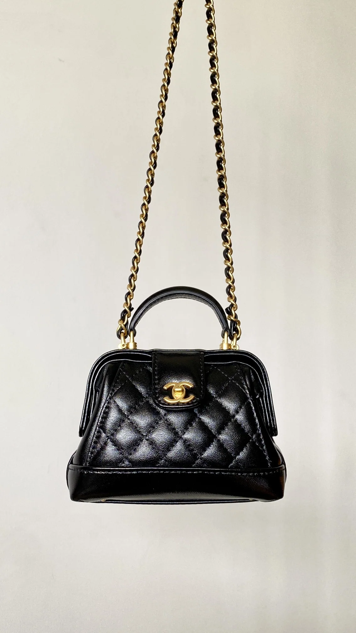 샤넬 보댕조이유 왁스드 램스킨 미니 닥터스 백 가방 상세 이미지 1