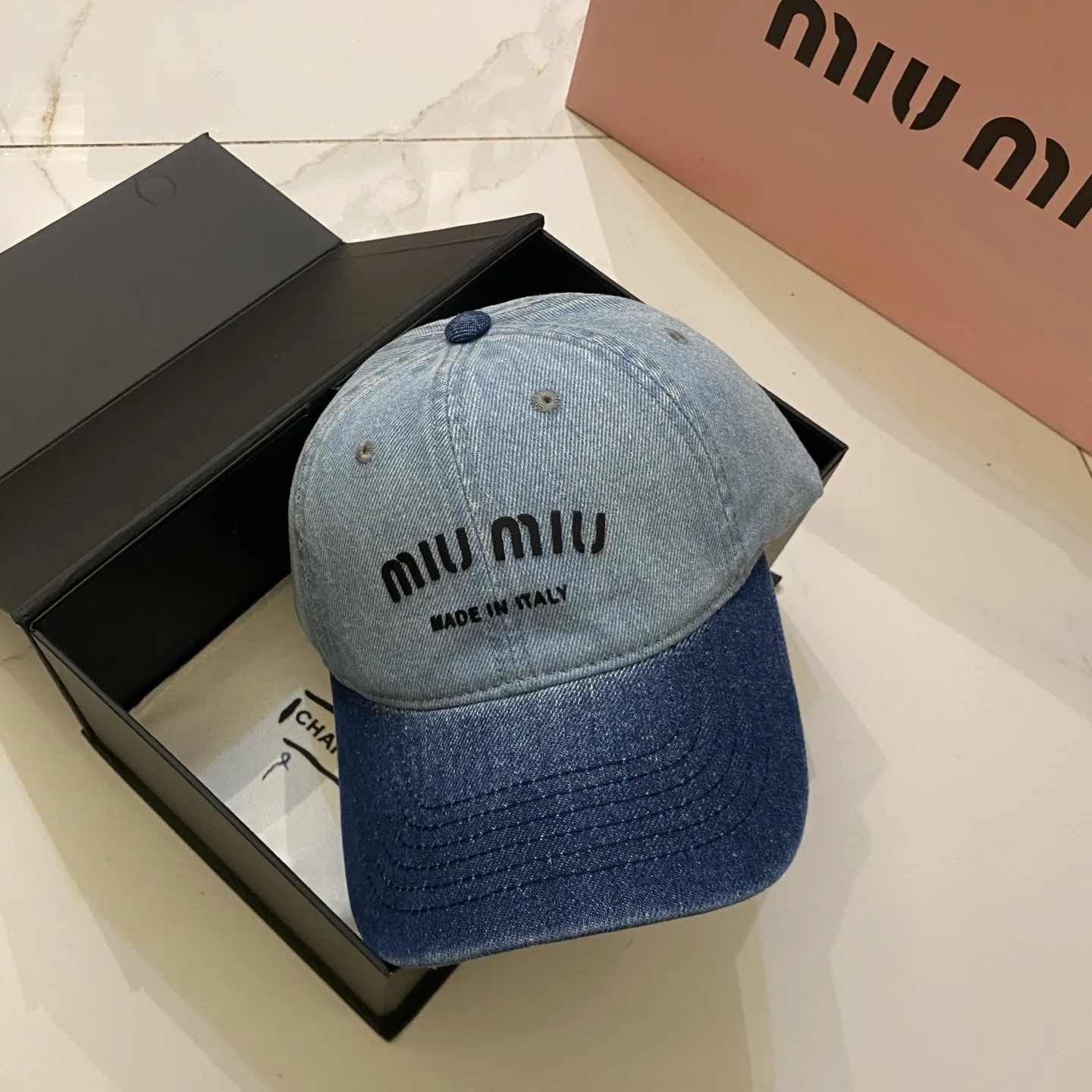 미우미우 모자 80740 Miu Miu Cap 상세 이미지 2
